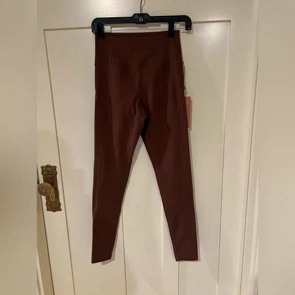 Girlfriend Collective Chocolate Brown Leggings - Picture 9 of 15
